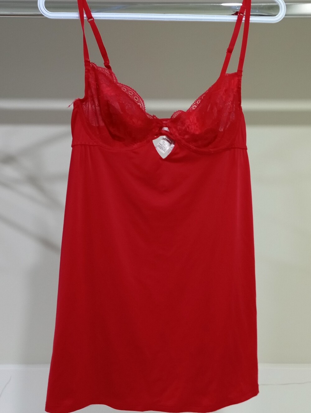 La Senza Red Lingerie Nightgown